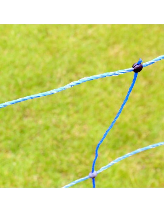 Sada pre elektrický ohradník s modrou sieťou...