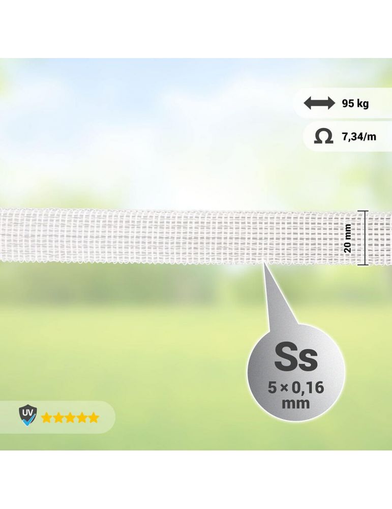 Elektrický ohradník pre kone, poníky, osly a...