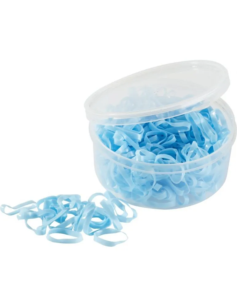 Gumicky do hrivy silikon mix farieb 30g