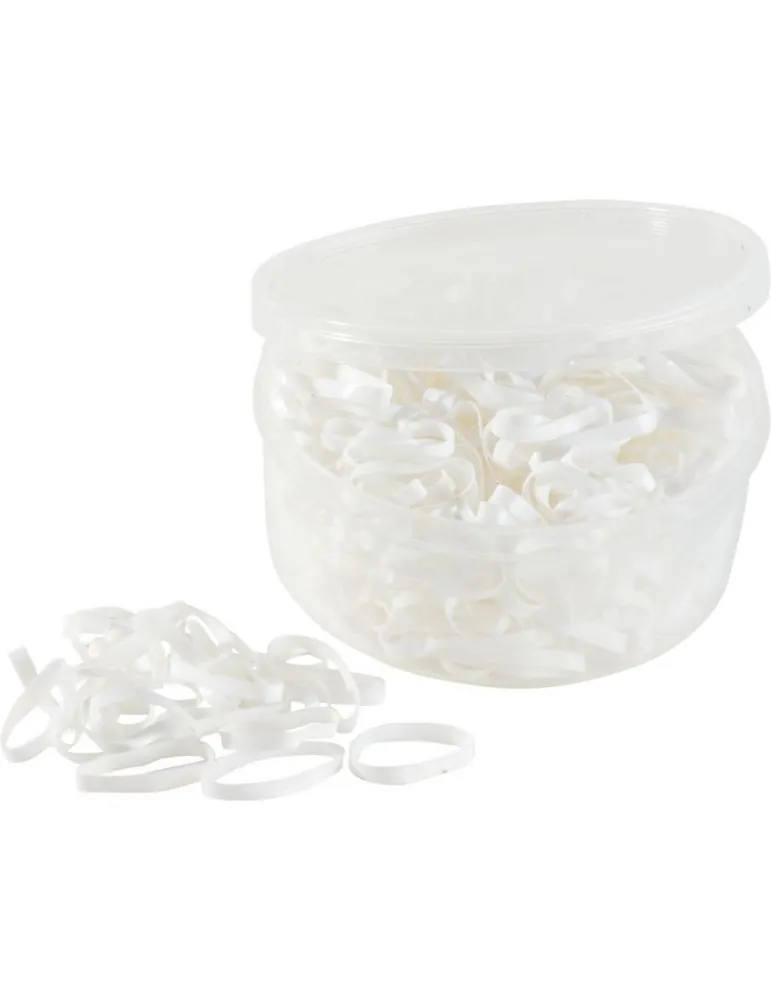 Gumicky do hrivy silikon mix farieb 30g