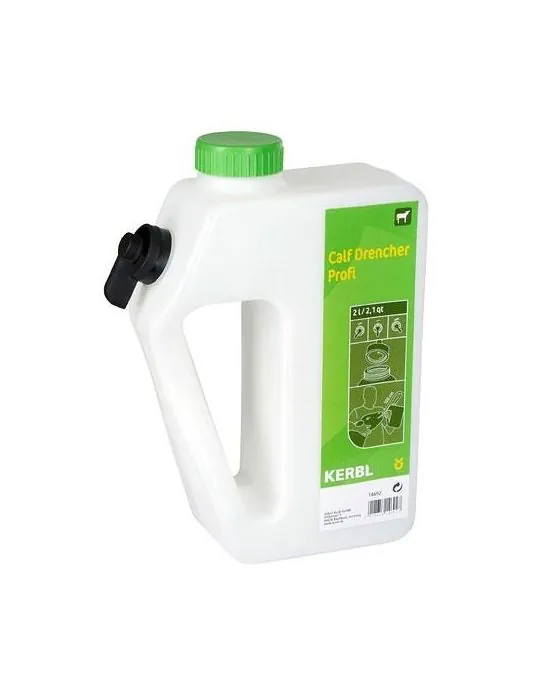 Fľaša pre teľatá s pažerákovou sondou