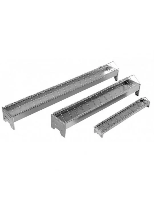 Krmny žlab pre kuriatka 30cm pozink