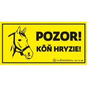 Výstražná tabuľka 2