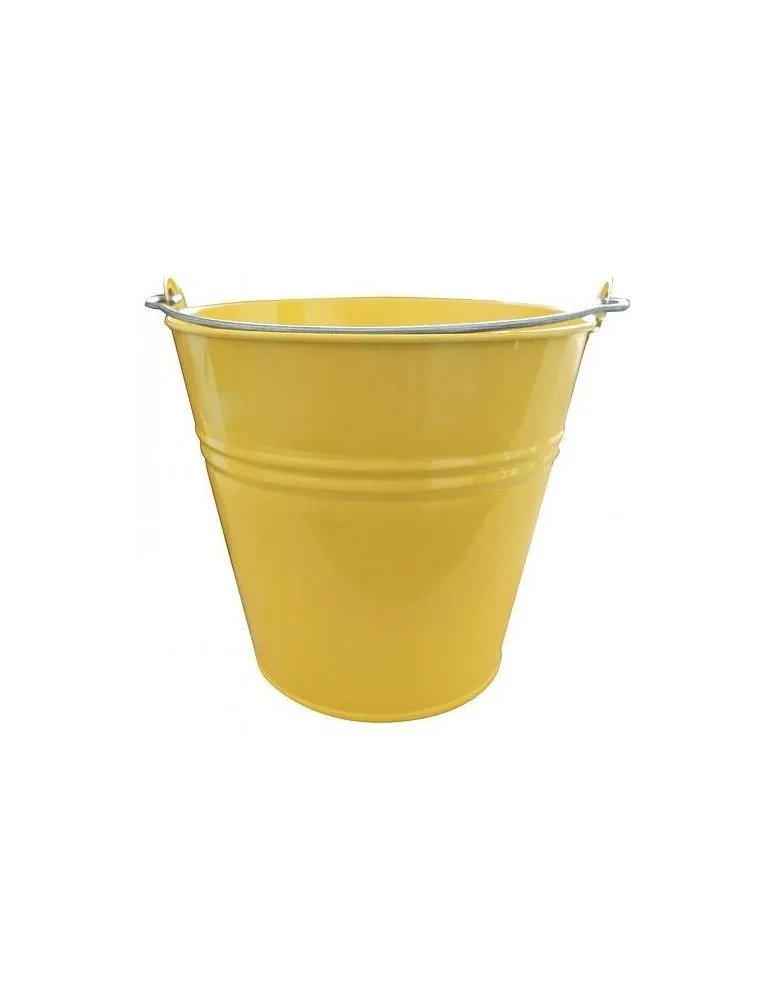 Vedro GECO 7l žlté kovové