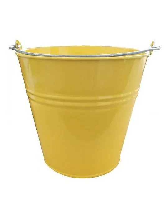 Vedro GECO 7l žlté kovové