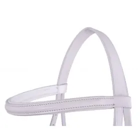Uzda Show Bridle white QHP 2