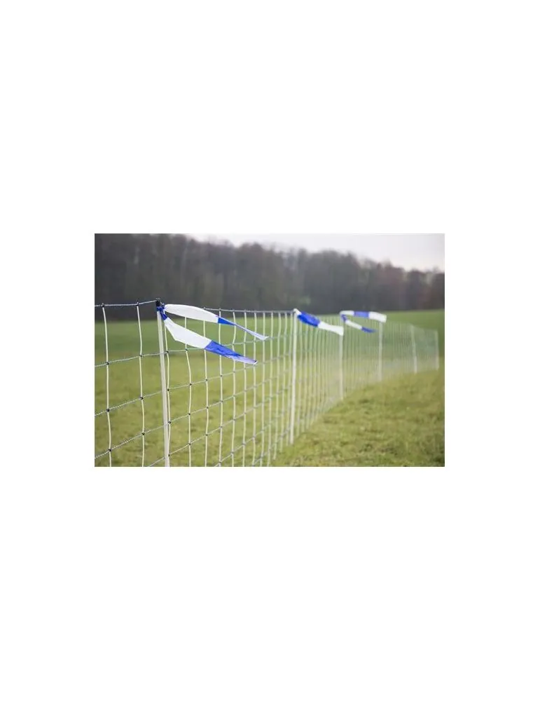 Signálna páska modro-biela 8cm 100m