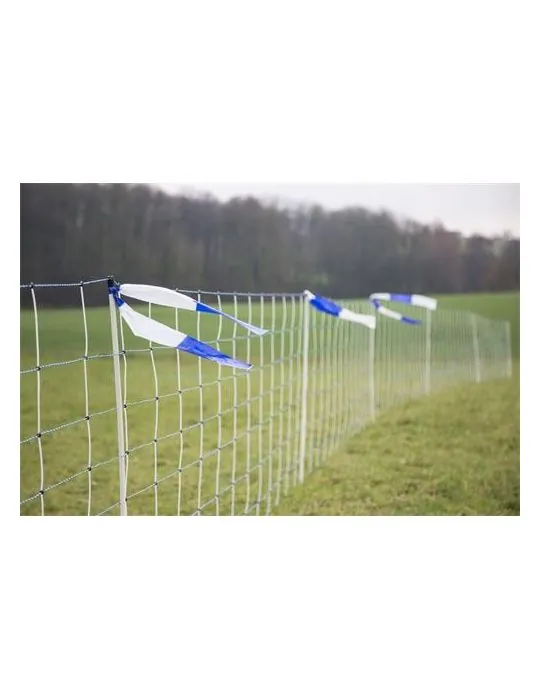 Signálna páska modro-biela 8cm 100m