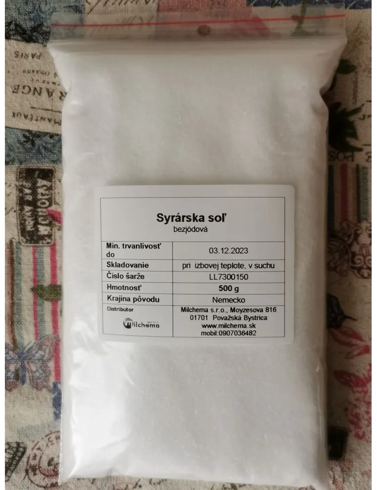 Syrárska soľ 500g