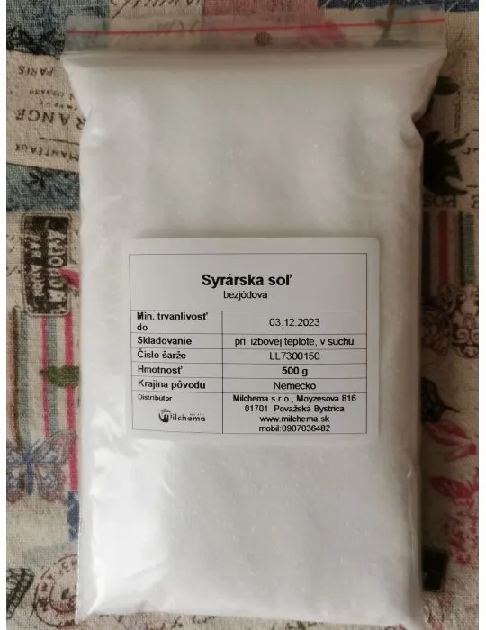 Syrárska soľ 500g