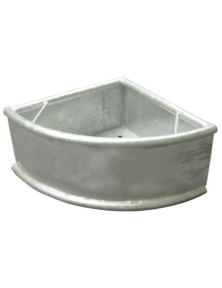 Žľab pozinkovaný pre kone 35l rohový Kerbl