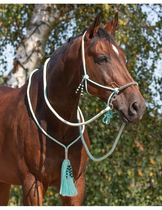 Povrazová ohlávka, oťaže, nákrčník QHP Liberty