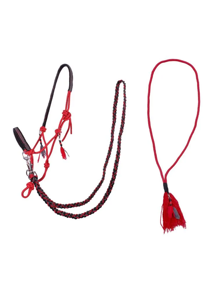 Povrazová ohlávka, oťaže, nákrčník QHP Liberty