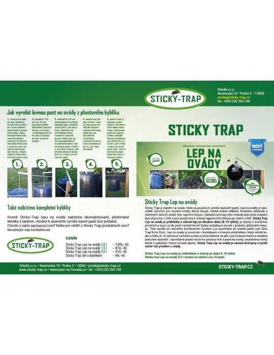 Lepidlo na ovady Sticky Trap 0,5l