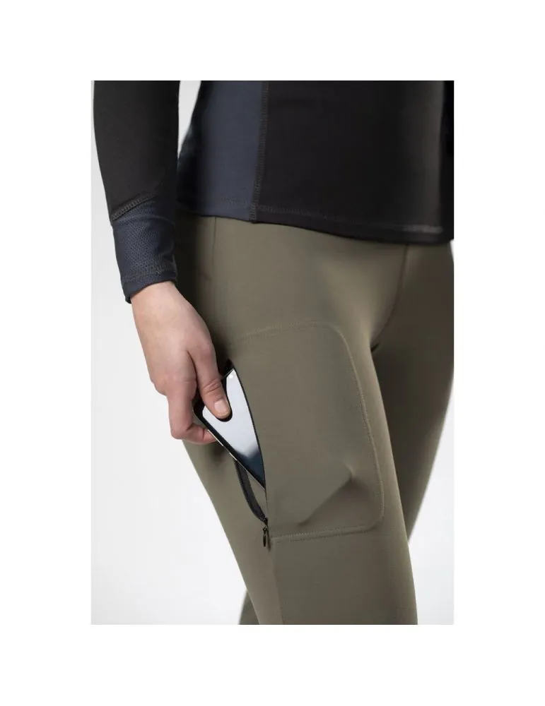 Jezdecké legíny Young Style silikon koleno