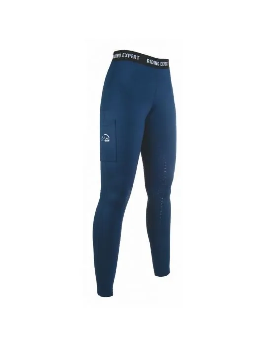 Jazdecké legíny Graz silikónový sed HKM