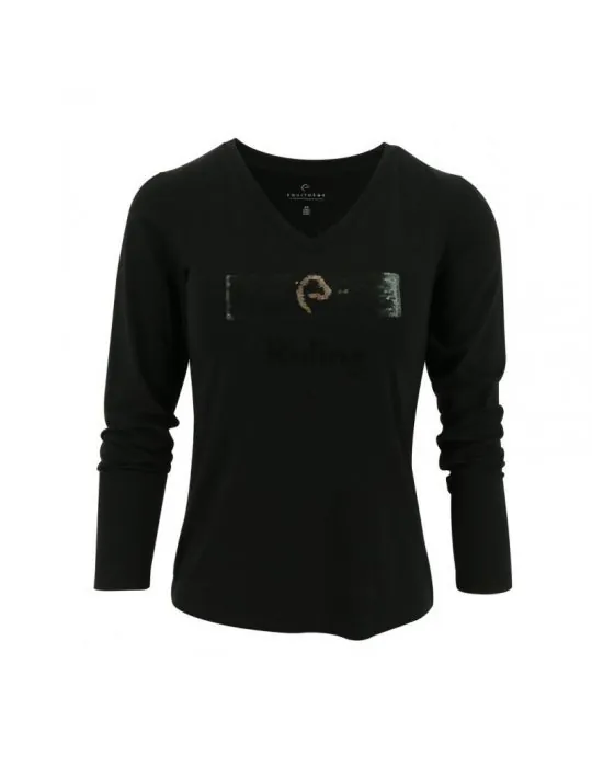 Tričko Equitheme s flitrami