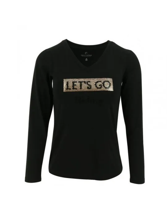 Tričko Equitheme s flitrami