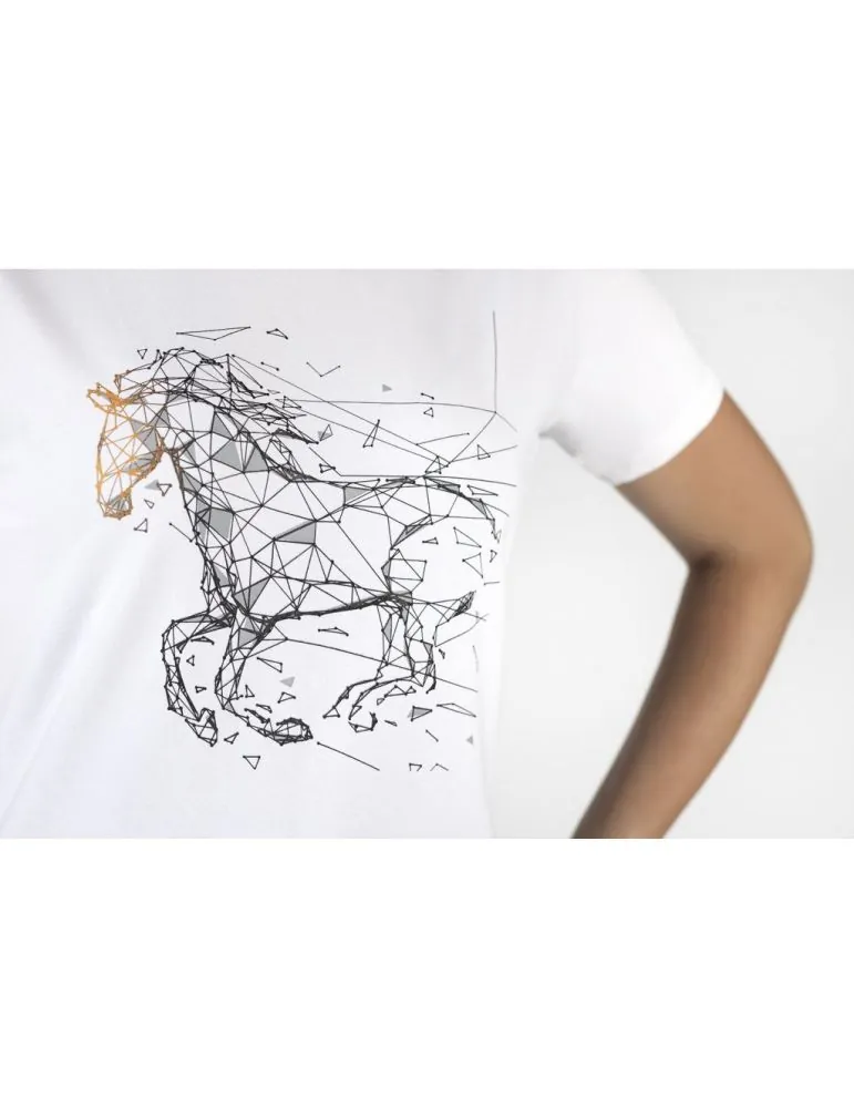 Tričko s krátkym rukávom HKM Geometrical Horse