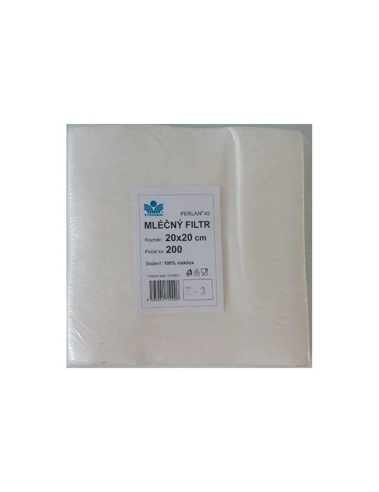 Filter na mlieko 20x20 200ks