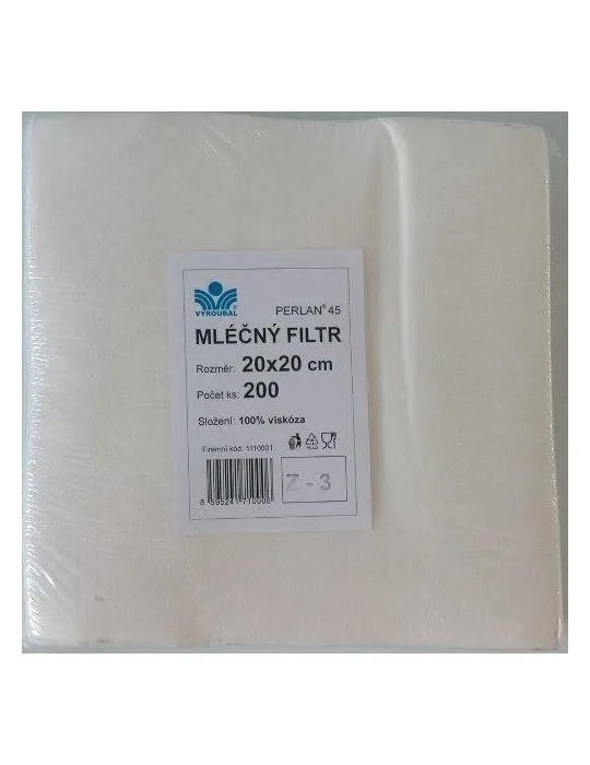 Filter na mlieko 20x20 200ks