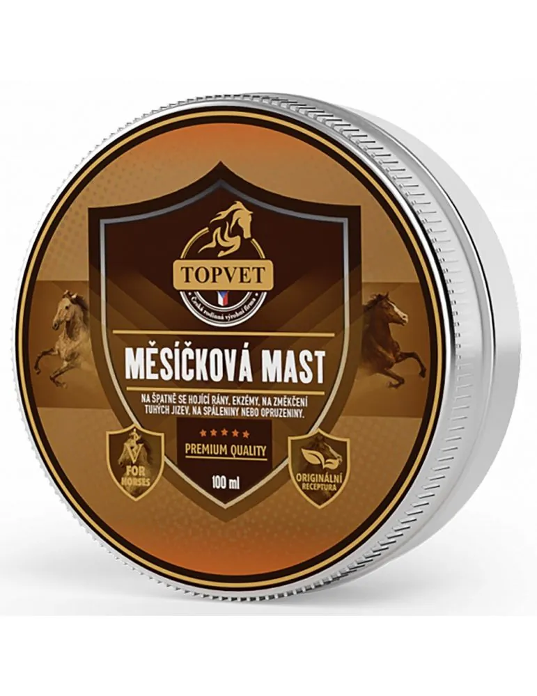TopVet nechtíková masť na zle hojace rany 100ml