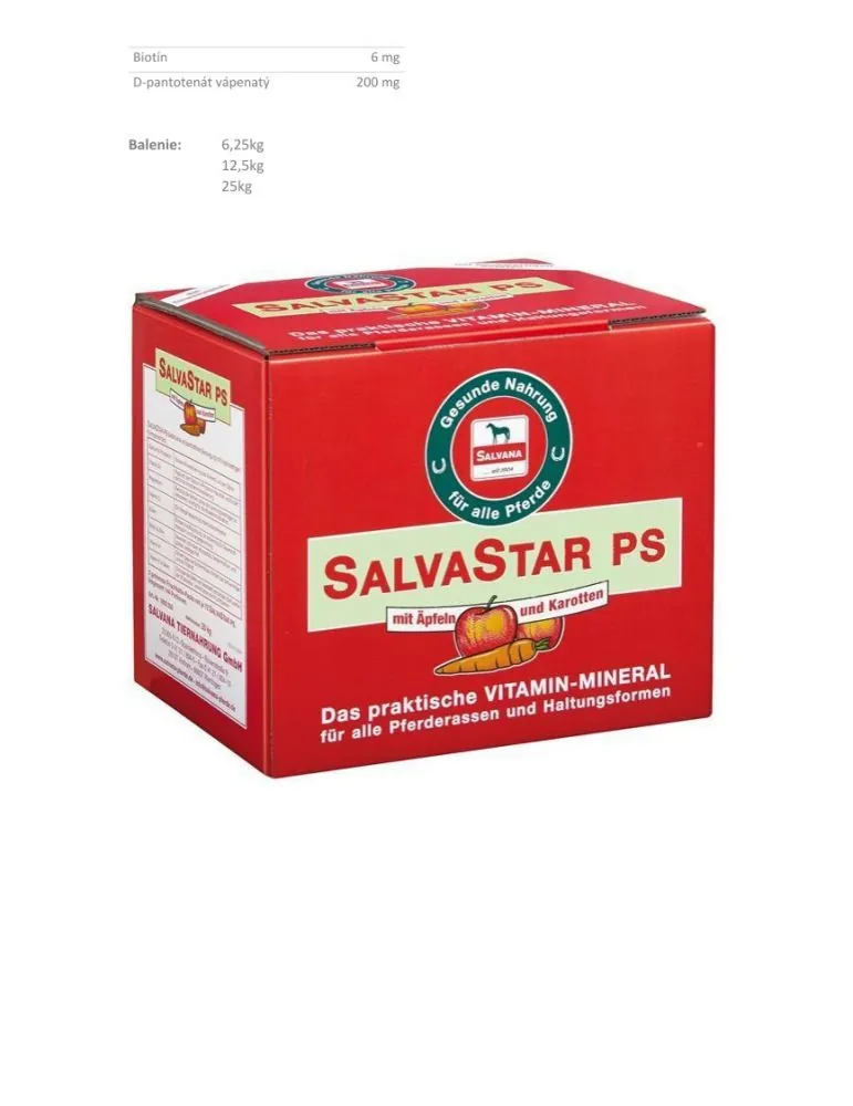 Salvana PS Minerálne doplnkové krmivo 12,5kg
