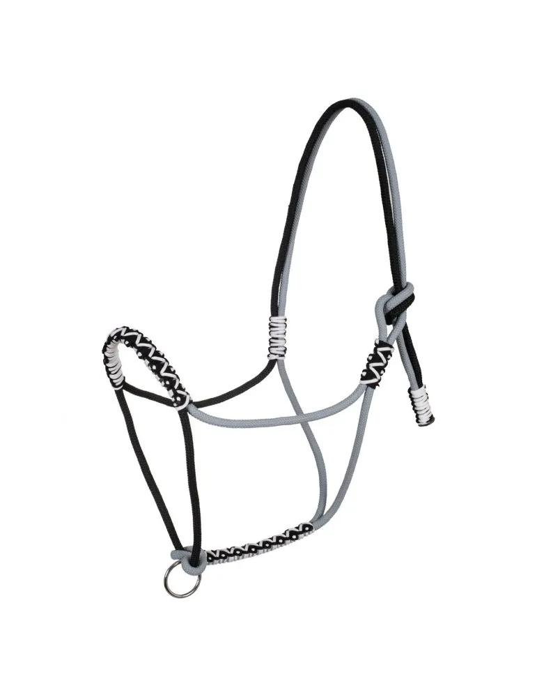 Povrazová ohlávka s ozdobami