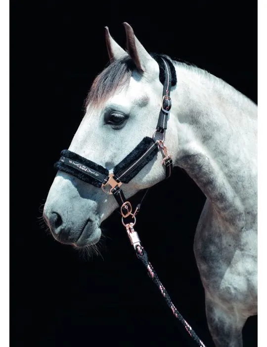 Ohlávka Rosegold HKM