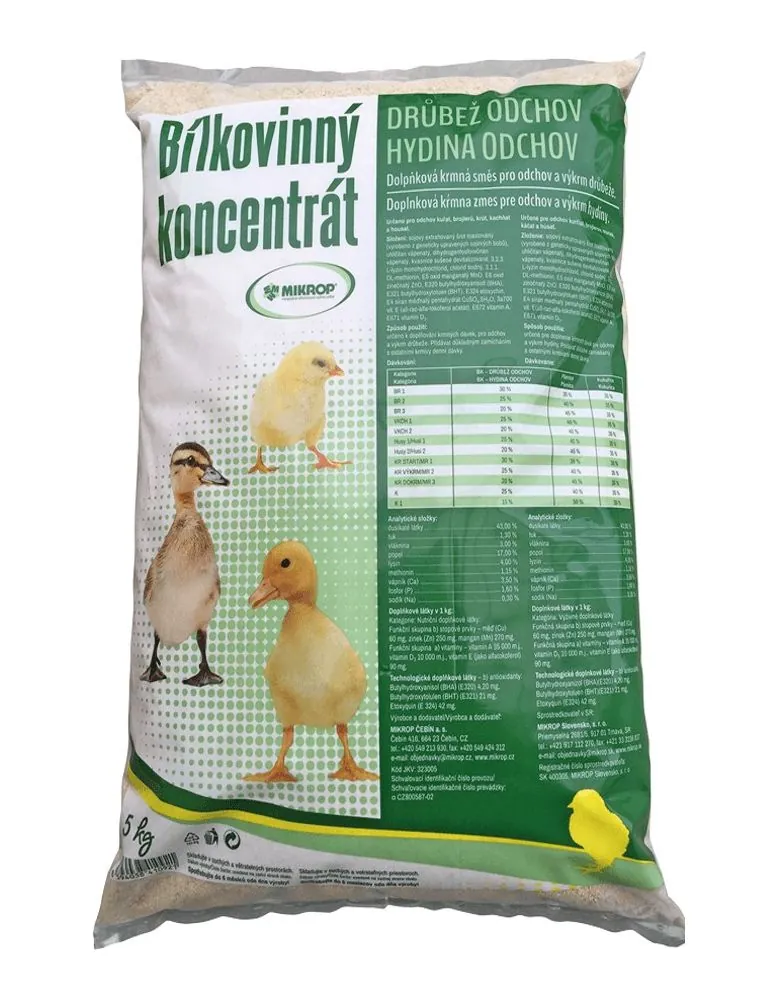 Bielkovinovy koncentrat odchov 5kg