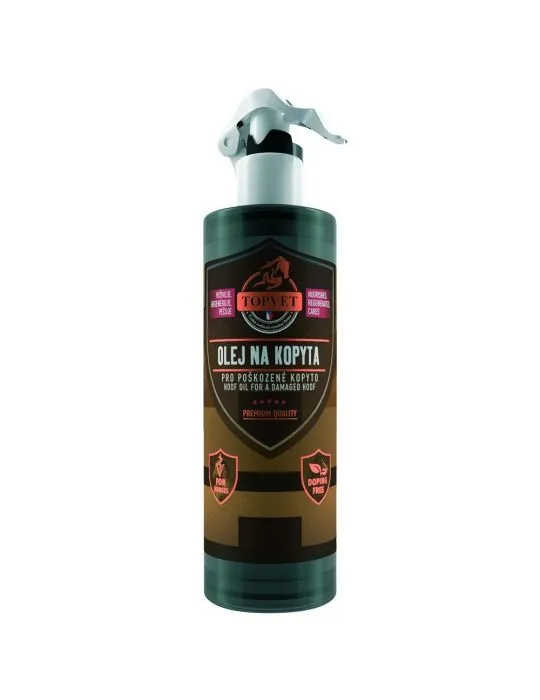 TopVet olej na poškodené kopytá 500ml