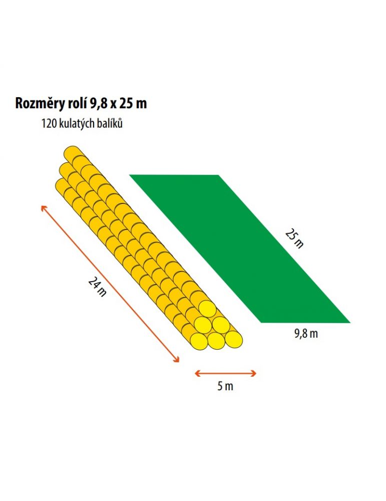 TOPTEX plachta na seno 9,8 x 12,5 m