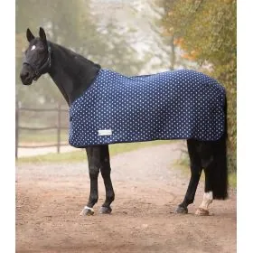 Fleesova deka Dotted night blue