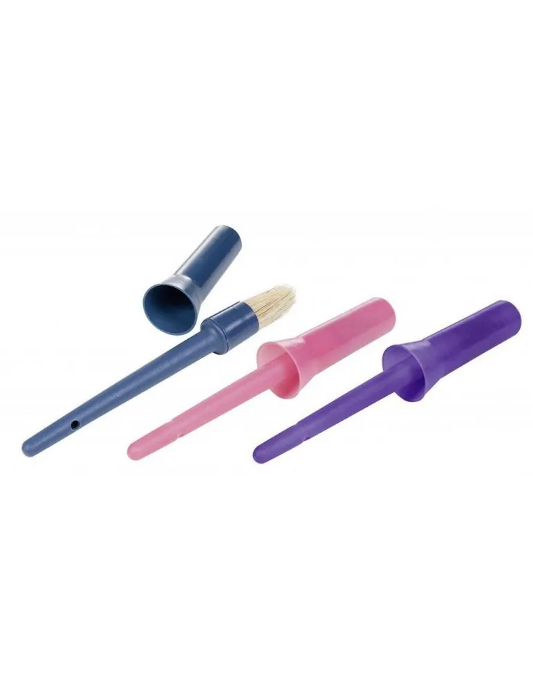 Štetec HKM na kopytá s puzdrom farebný